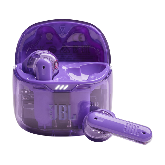 JBL Tune Flex Ghost Edition - Ghost Purple - True wireless Noise Cancelling earbuds - Hero